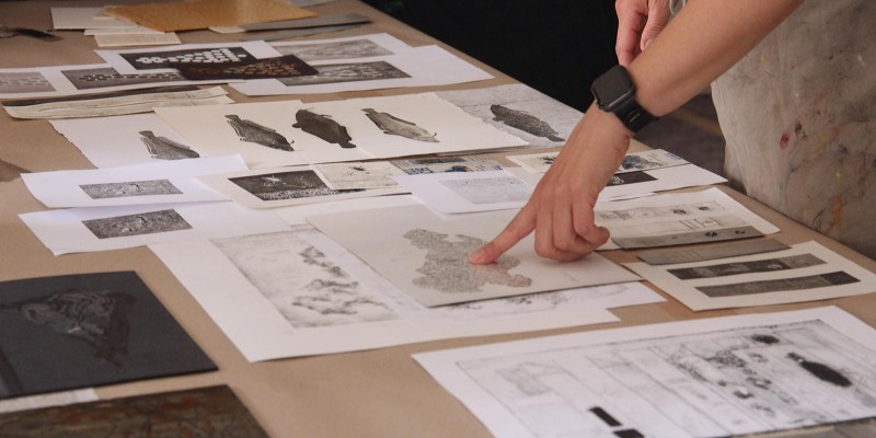  Collagraphie